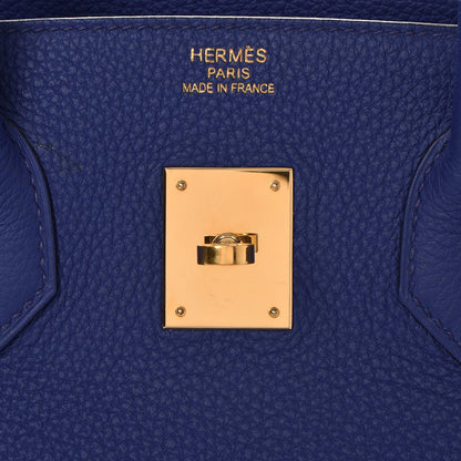 Hermes Togo Birkin 35 Bleu Electrique 24 of 40