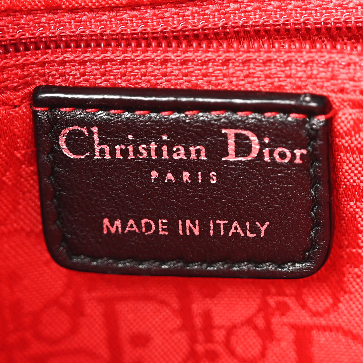 Christian Dior Lambskin Cannage Medium Lady Dior Black 6 of 10