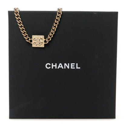 Chanel Metal Crystal CC Choker Gold 5 of 6