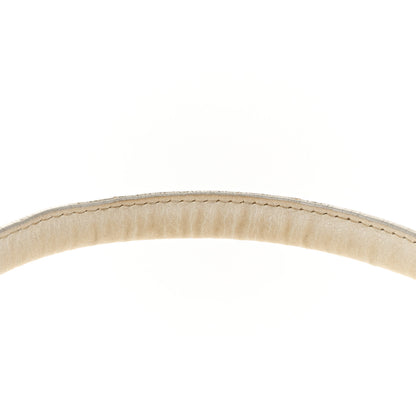 Chanel Caviar Quilted CC Timeless Bowler White 19 of 23