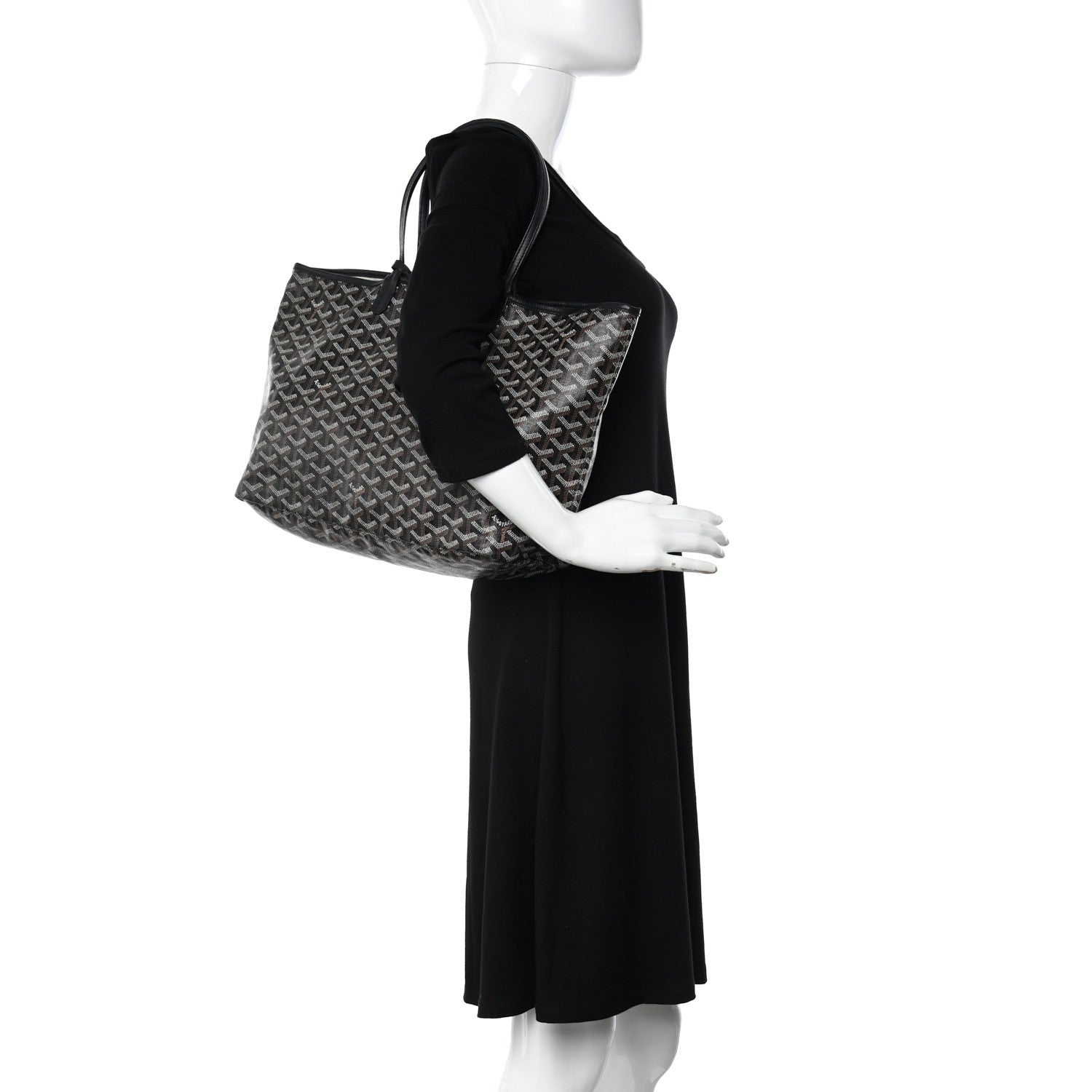 Goyard Goyardine Saint Louis PM Black 2 of 16