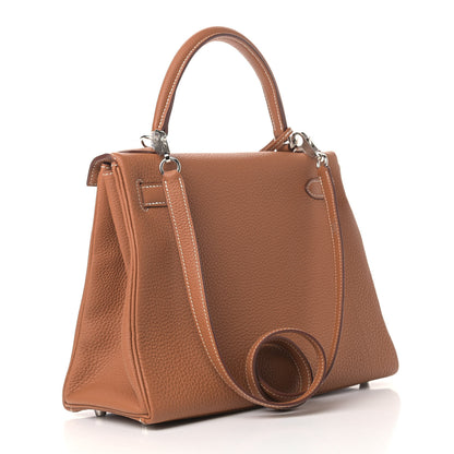 Hermes Togo Kelly Retourne 28 Gold 3 of 11