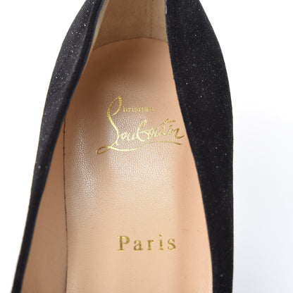 Christian Louboutin Veau Velours Glitter Corneille 45 Pumps 42 Black 8 of 8