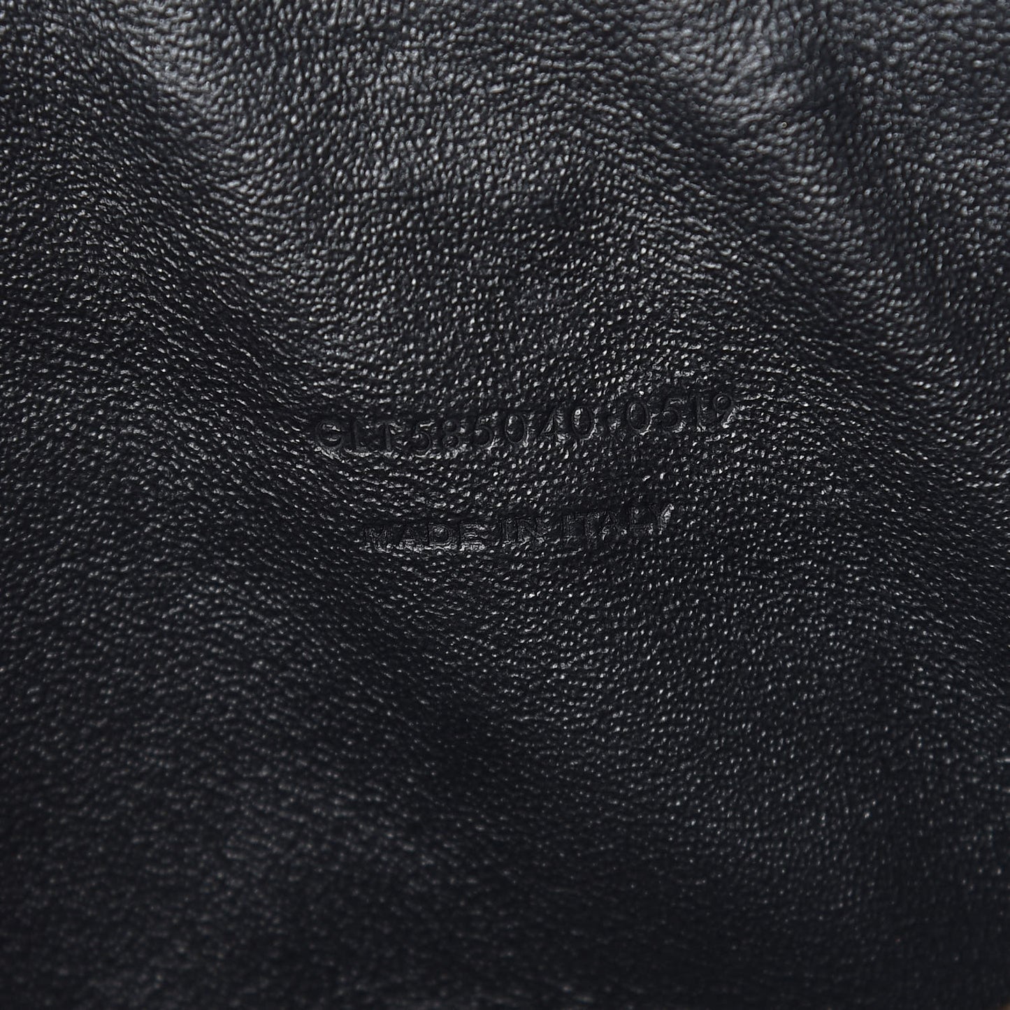 Grain De Poudre Matelasse Monogram Mini Lou Camera Bag Black