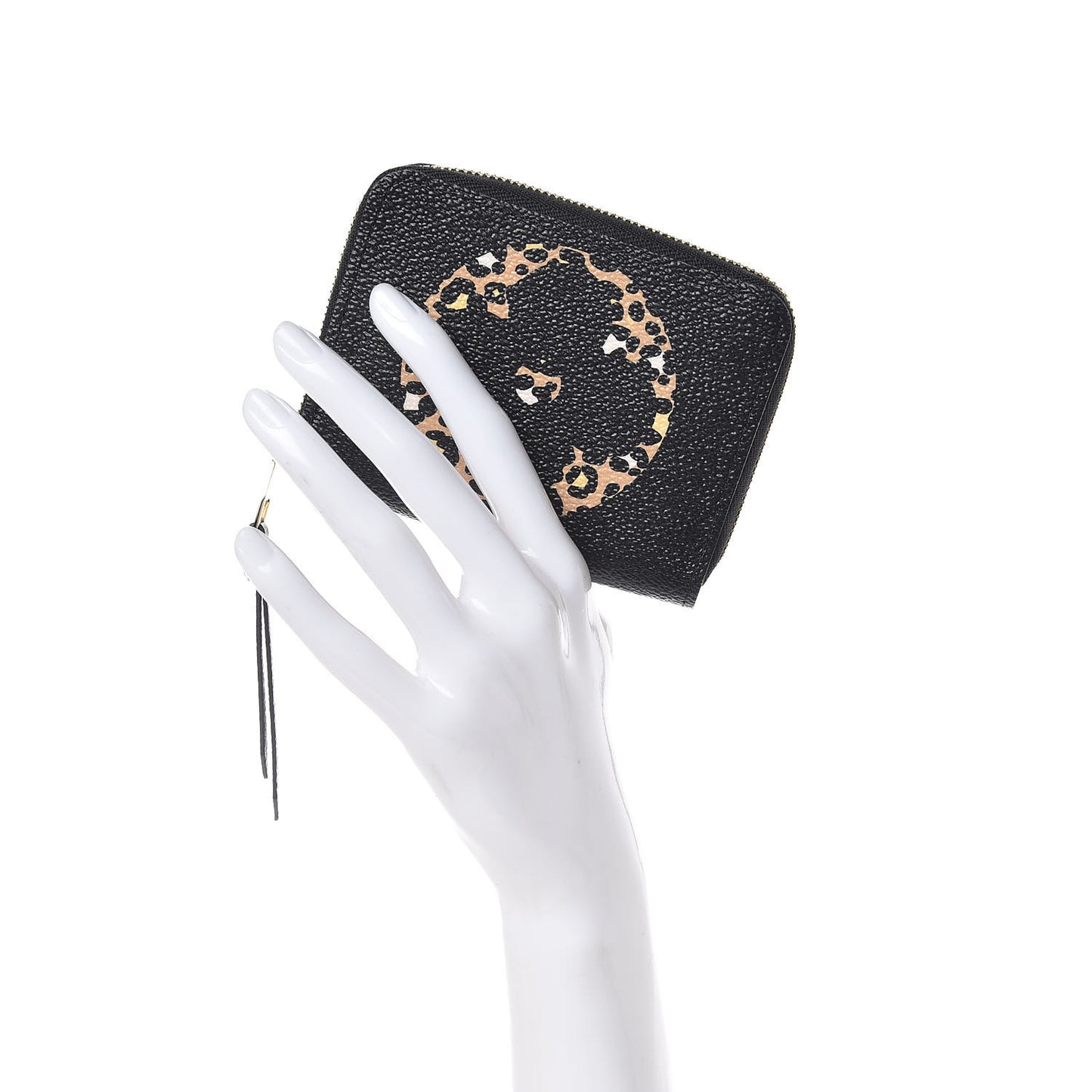 Monogram Giant Jungle Zippy Coin Purse Black