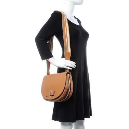Delvaux Crispy Calfskin Le Mutin Saddle Bag Vegetal 2 of 18