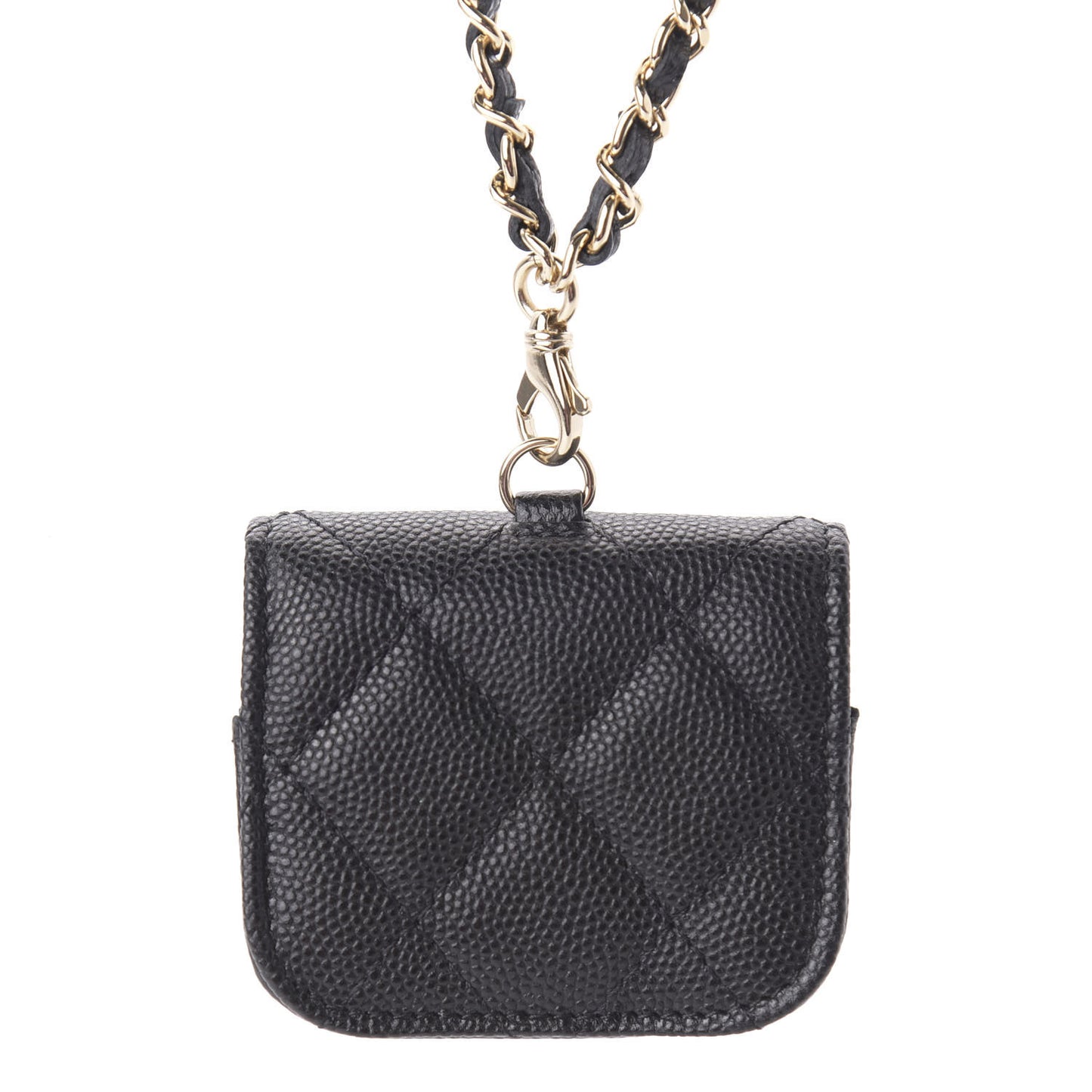 Caviar Quilted Airpods Pro Case Black