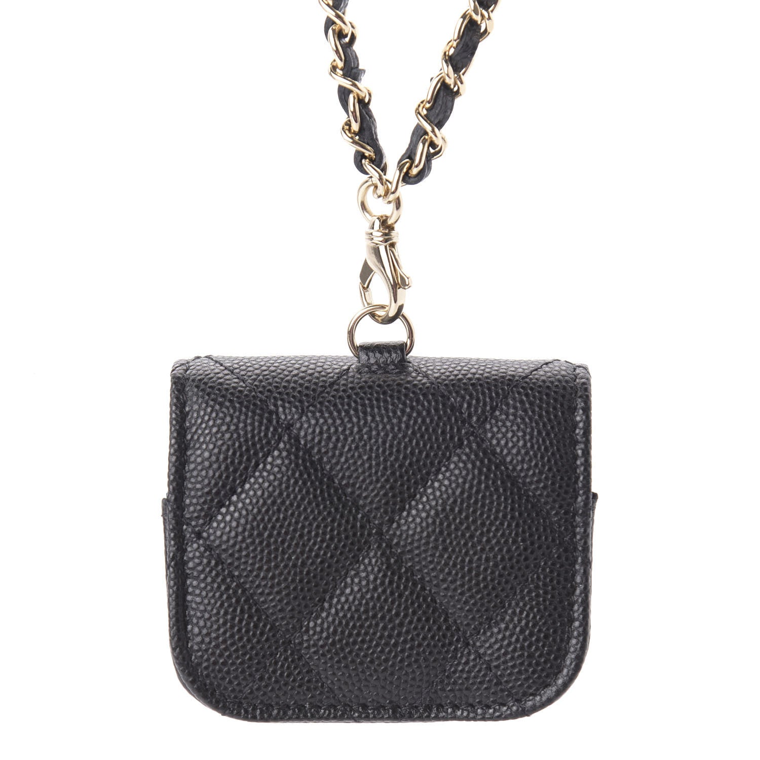 Chanel Caviar Quilted Airpods Pro Case Black 5 of 9