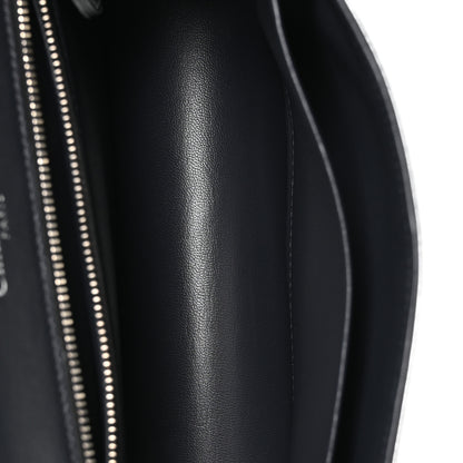 Christian Dior Metallic Patent Micro-Cannage Small Diorama Flap Bag Silver 5 of 9