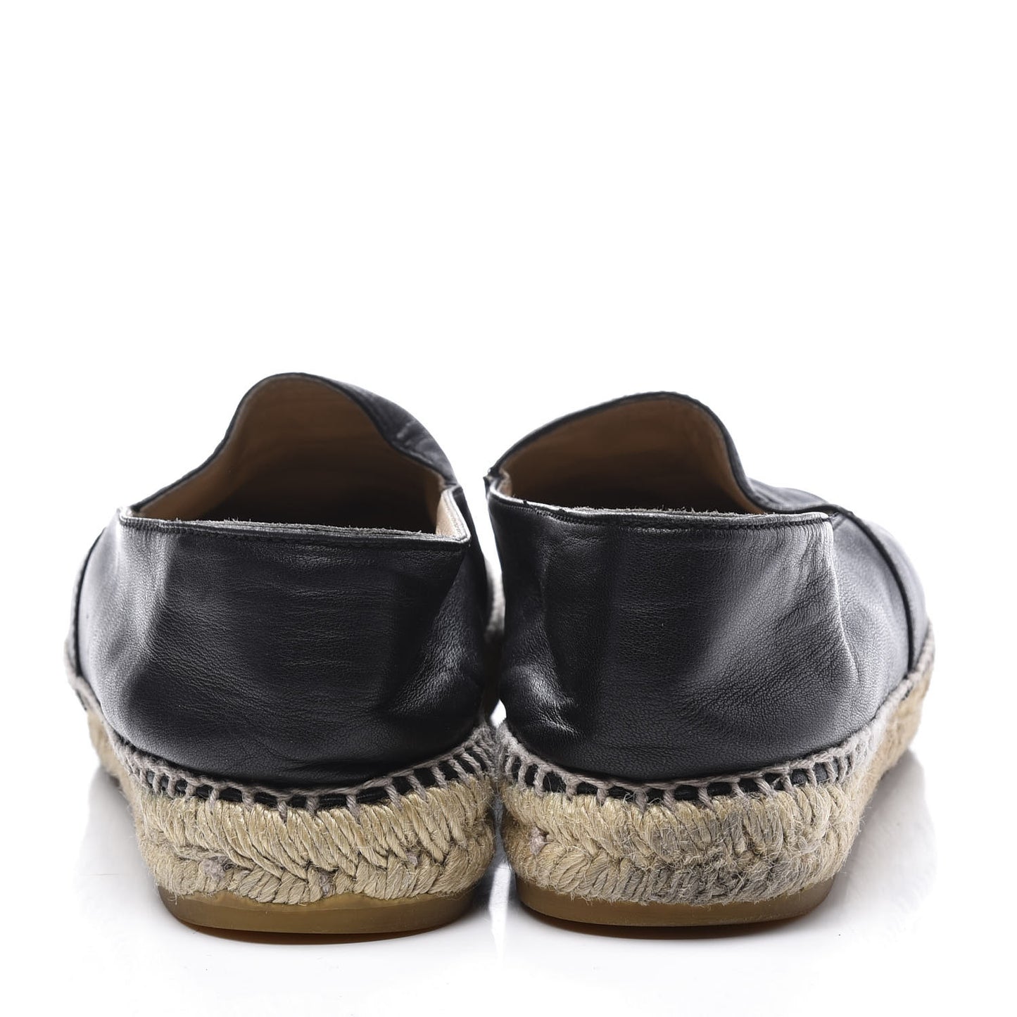 Lambskin CC Espadrilles 42 Black