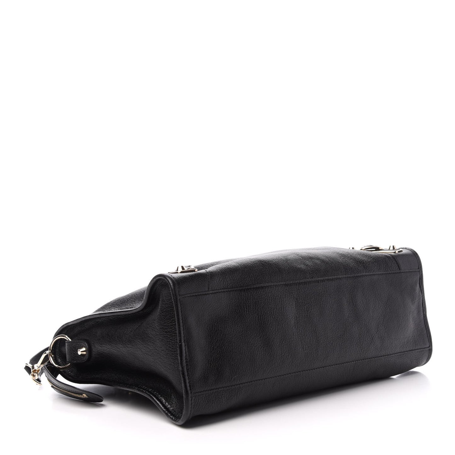Chevre Gold Metallic Edge Hardware City Black