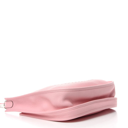 Hermes Taurillon Clemence Evelyne III PM Rose Sakura 4 of 11