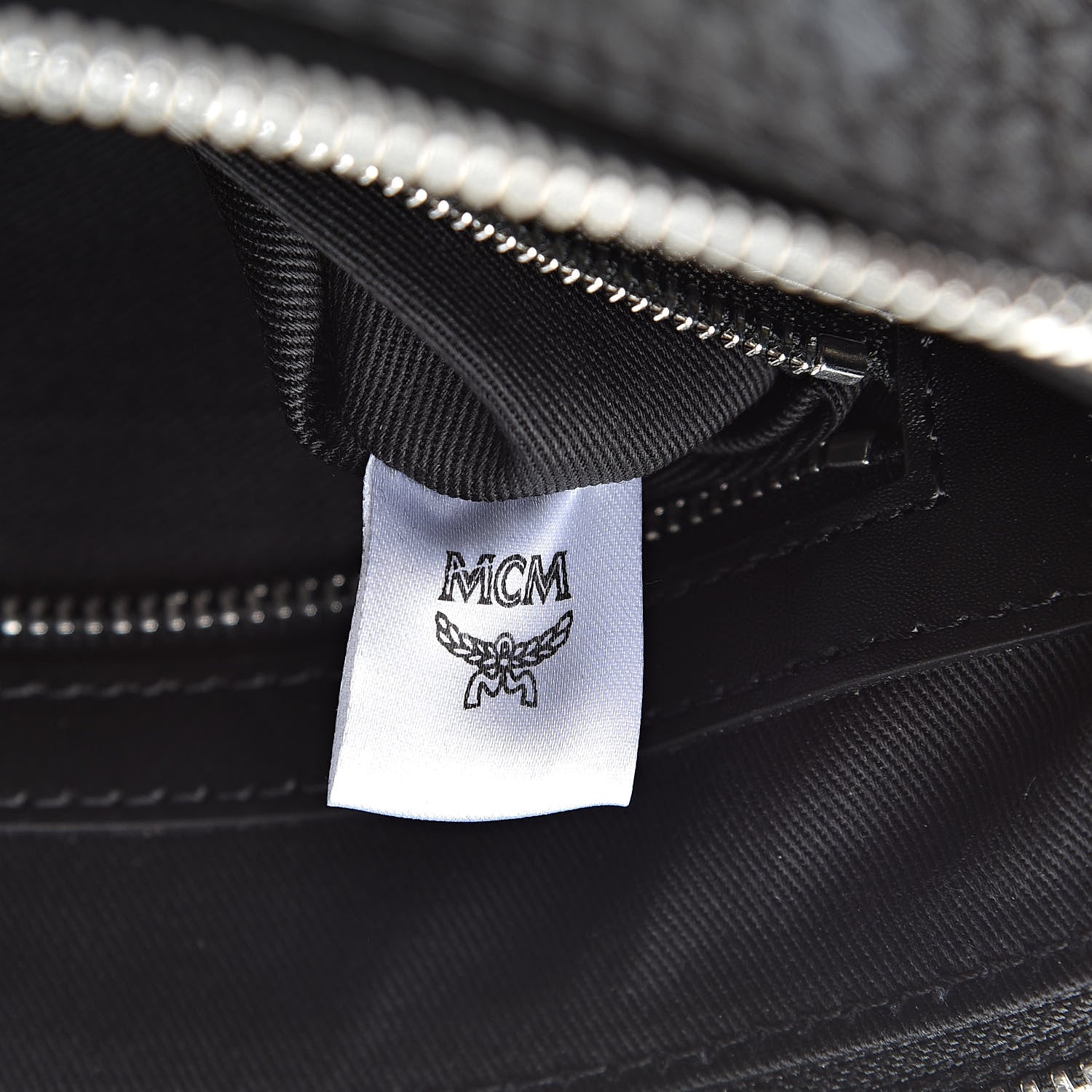 MCM Visetos Medium Crossbody Pouch Black 7 of 7