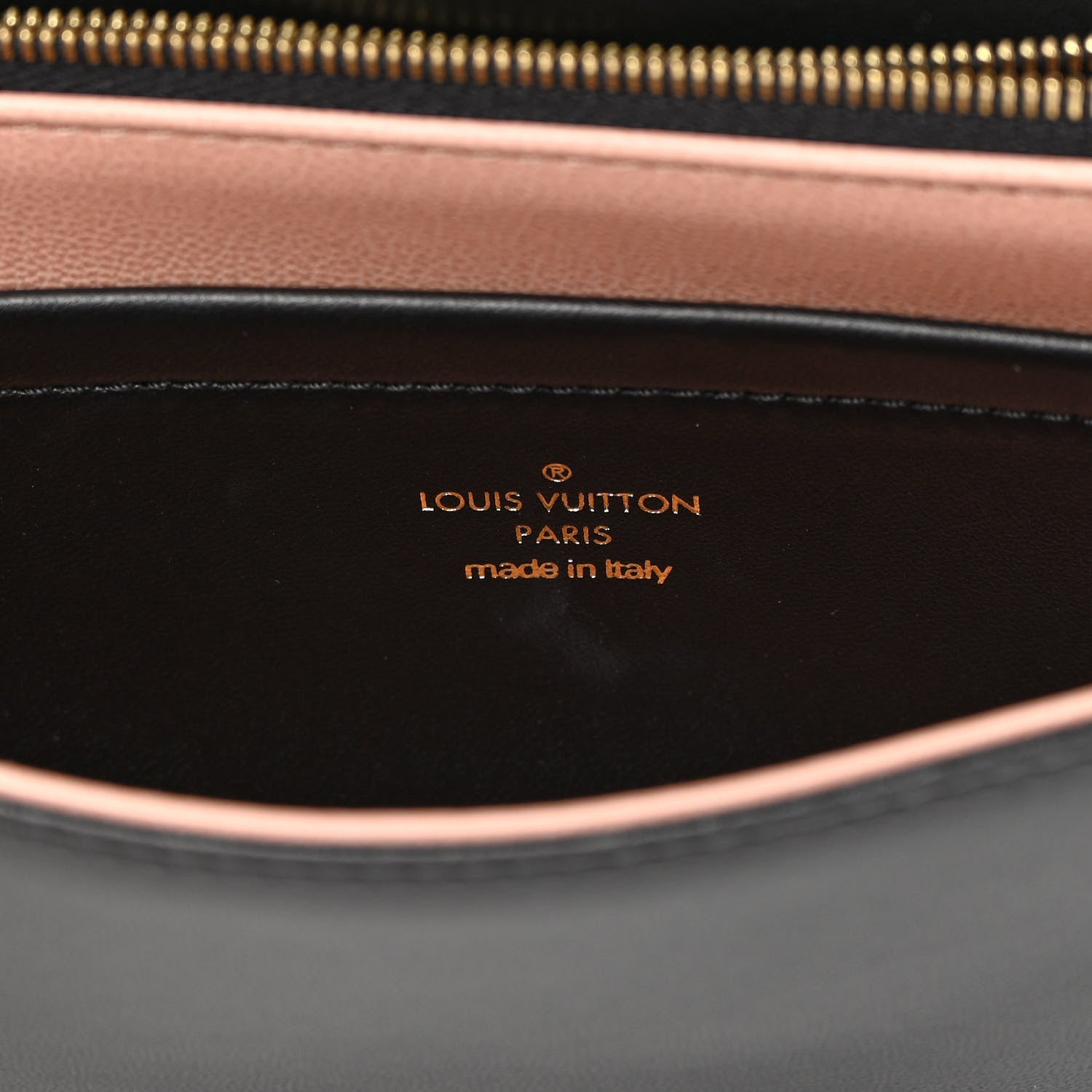Louis Vuitton Lambskin Embossed Monogram Pochette Coussin Black 6 of 15