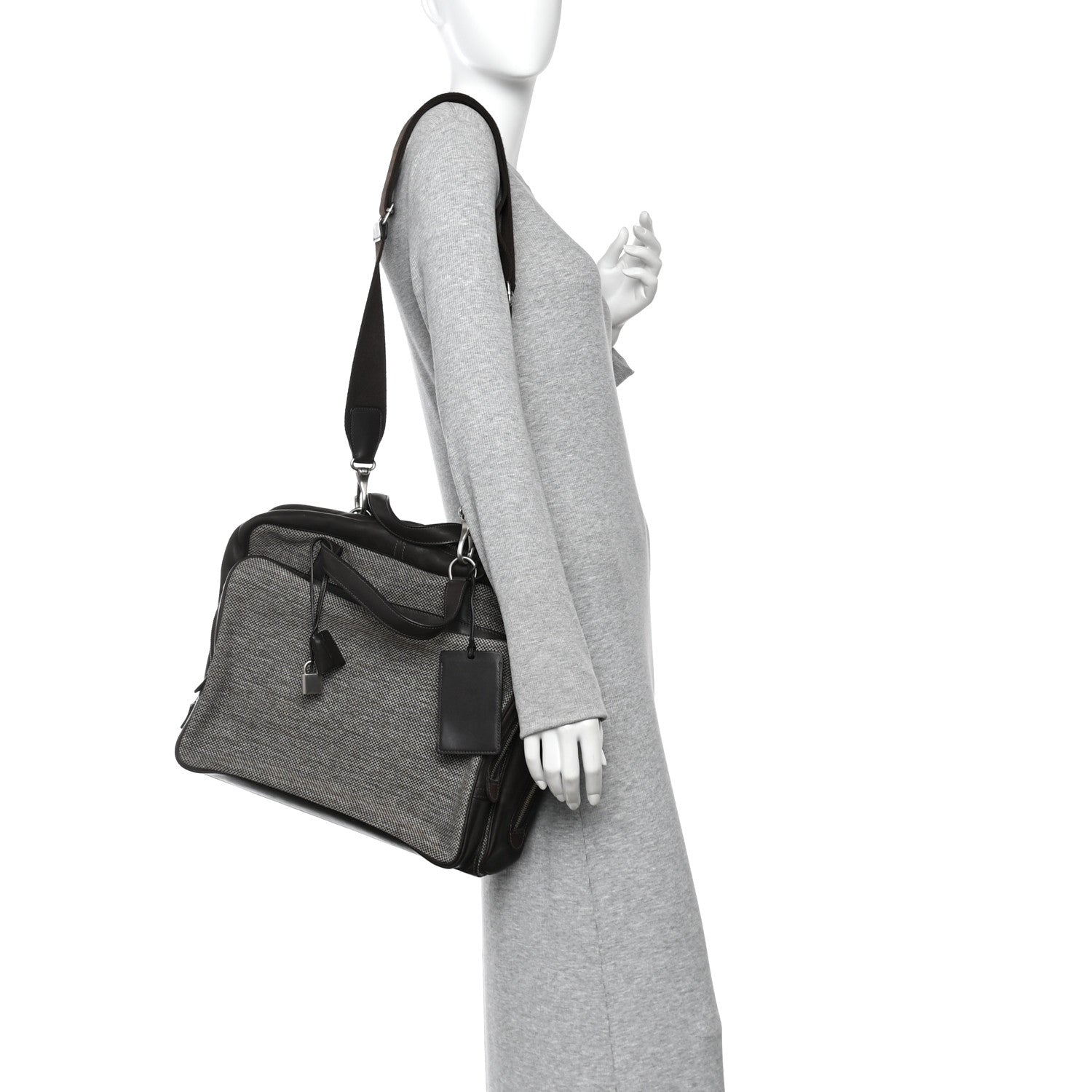 Hermes Toile Trousse Caleche Express Travel Cacao 2 of 10