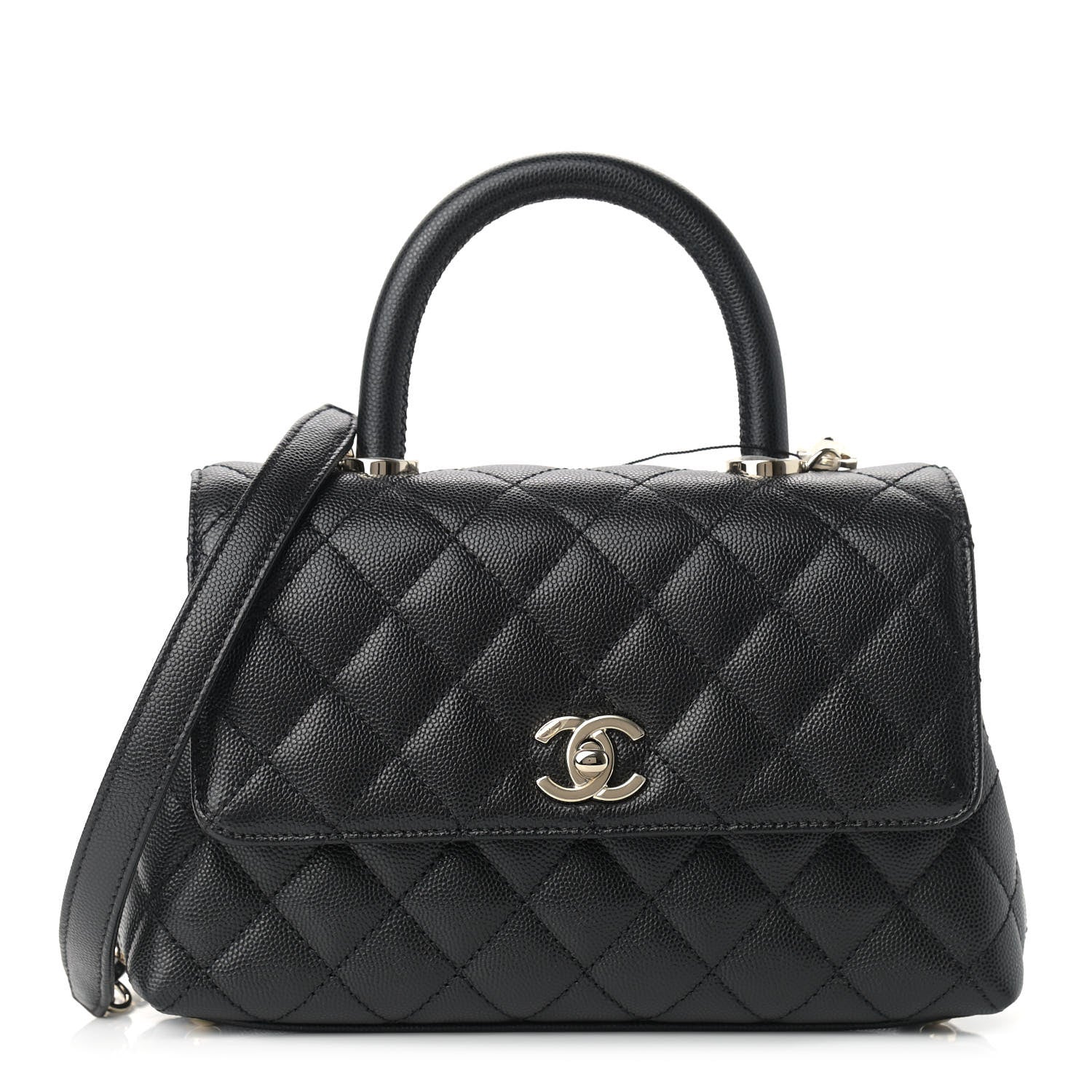 Chanel Caviar Quilted Mini Coco Handle Flap Black 1 of 9