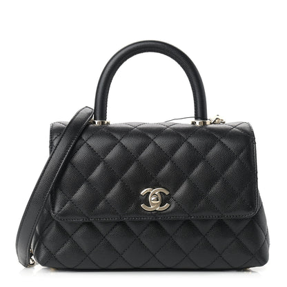 Chanel Caviar Quilted Mini Coco Handle Flap Black 1 of 9