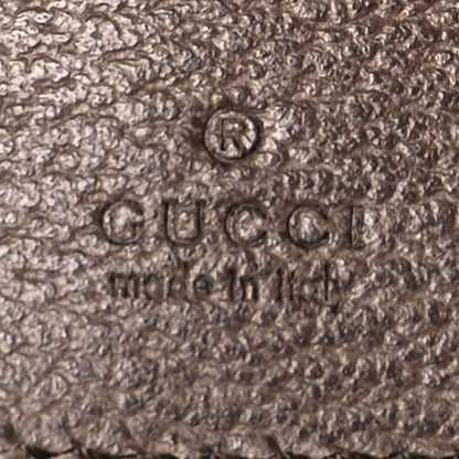 Gucci GG Supreme Monogram Web Ophidia French Flap Wallet Beige New Acero 7 of 8