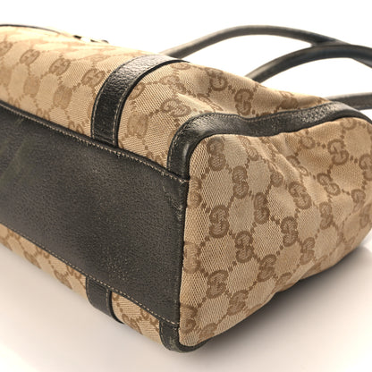 Gucci Monogram Small Abbey Boston Dark Brown 8 of 10