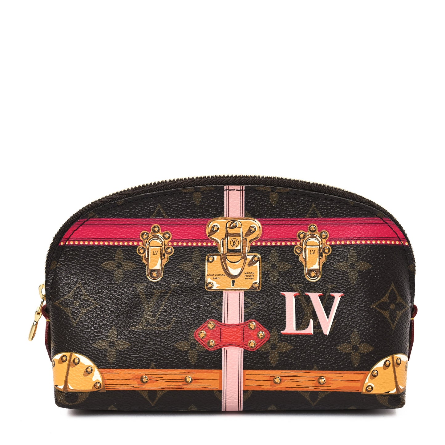 Monogram Summer Trunks Cosmetic Pouch PM