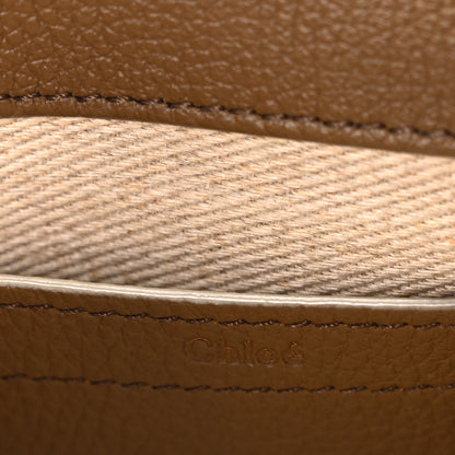 Chloe Grained Calfskin Small Marcie Saddle Bag Dark Khaki 6 of 10