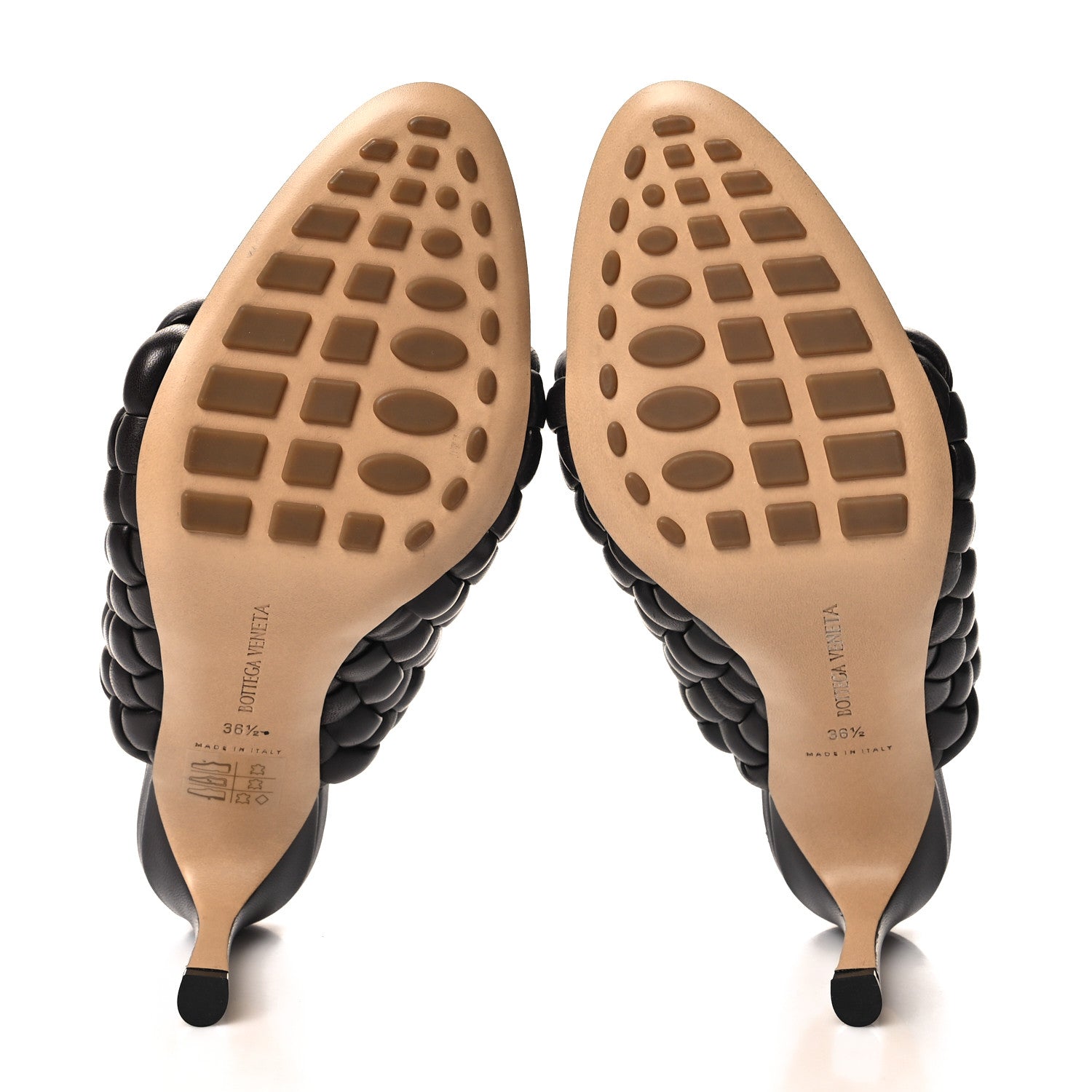 Bottega Veneta Nappa Padded Intreccio The Curve Sandals 36.5 Fondant 5 of 8
