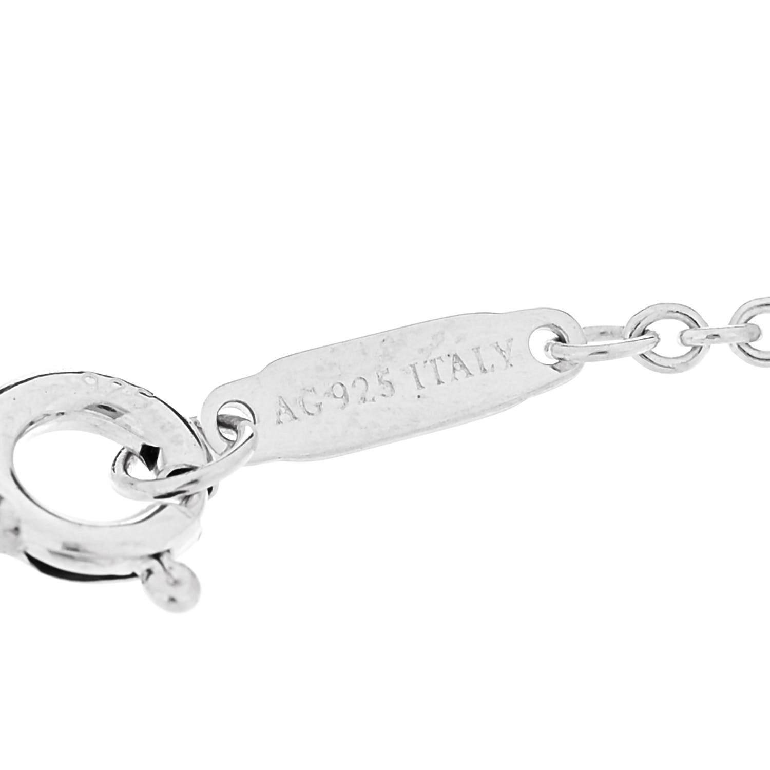 Tiffany Sterling Silver Tsavorite Save the Wild Elephant Bracelet 5 of 6
