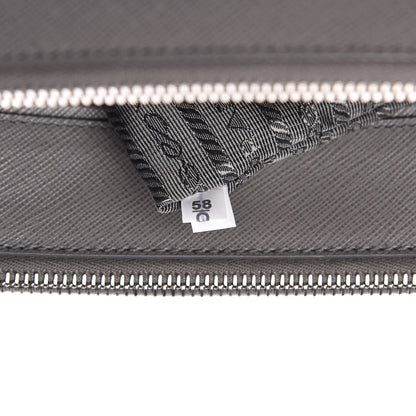 Prada Saffiano Small Galleria Double Zip Tote Marmo 7 of 9