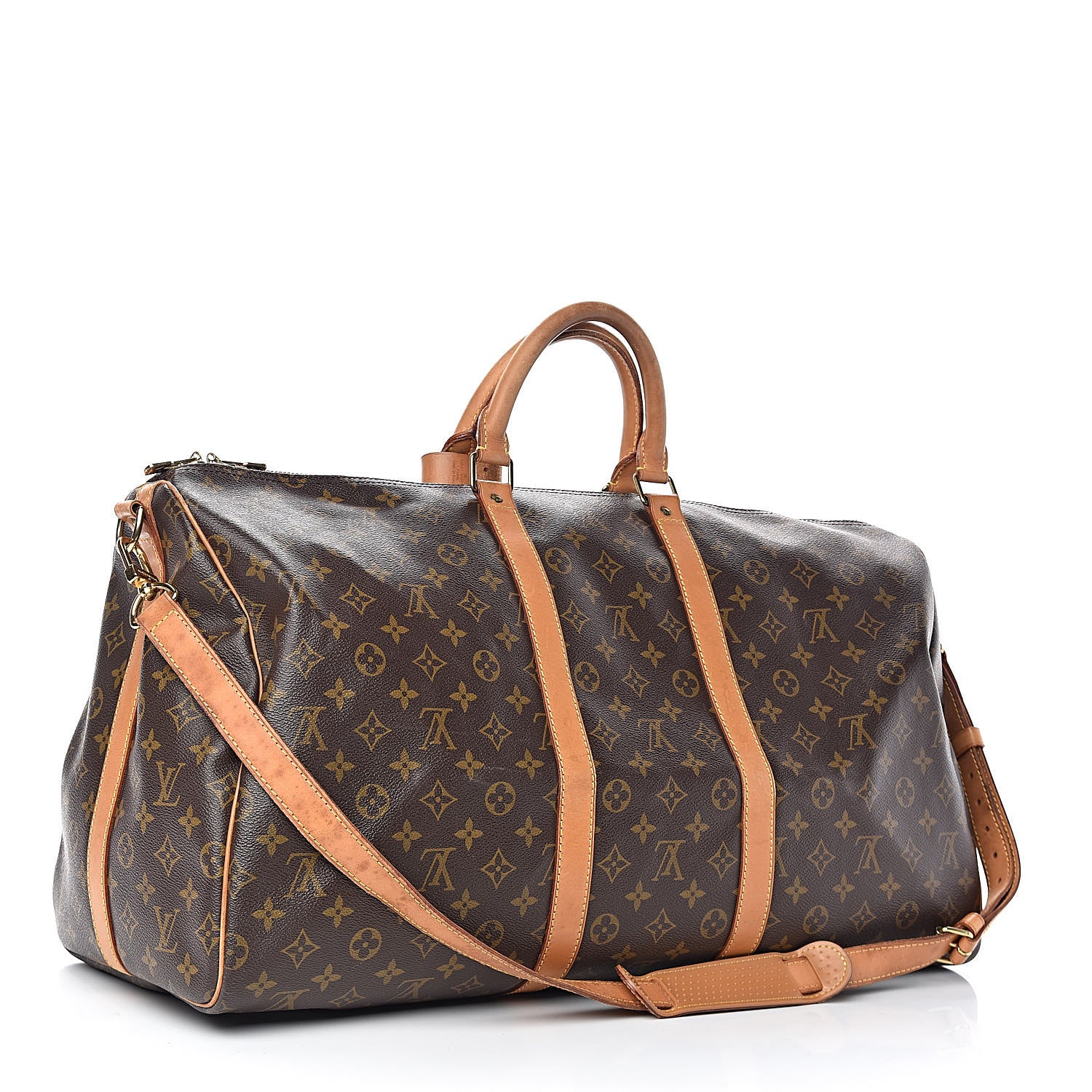 Louis Vuitton Monogram Keepall Bandouliere 55 3 of 13