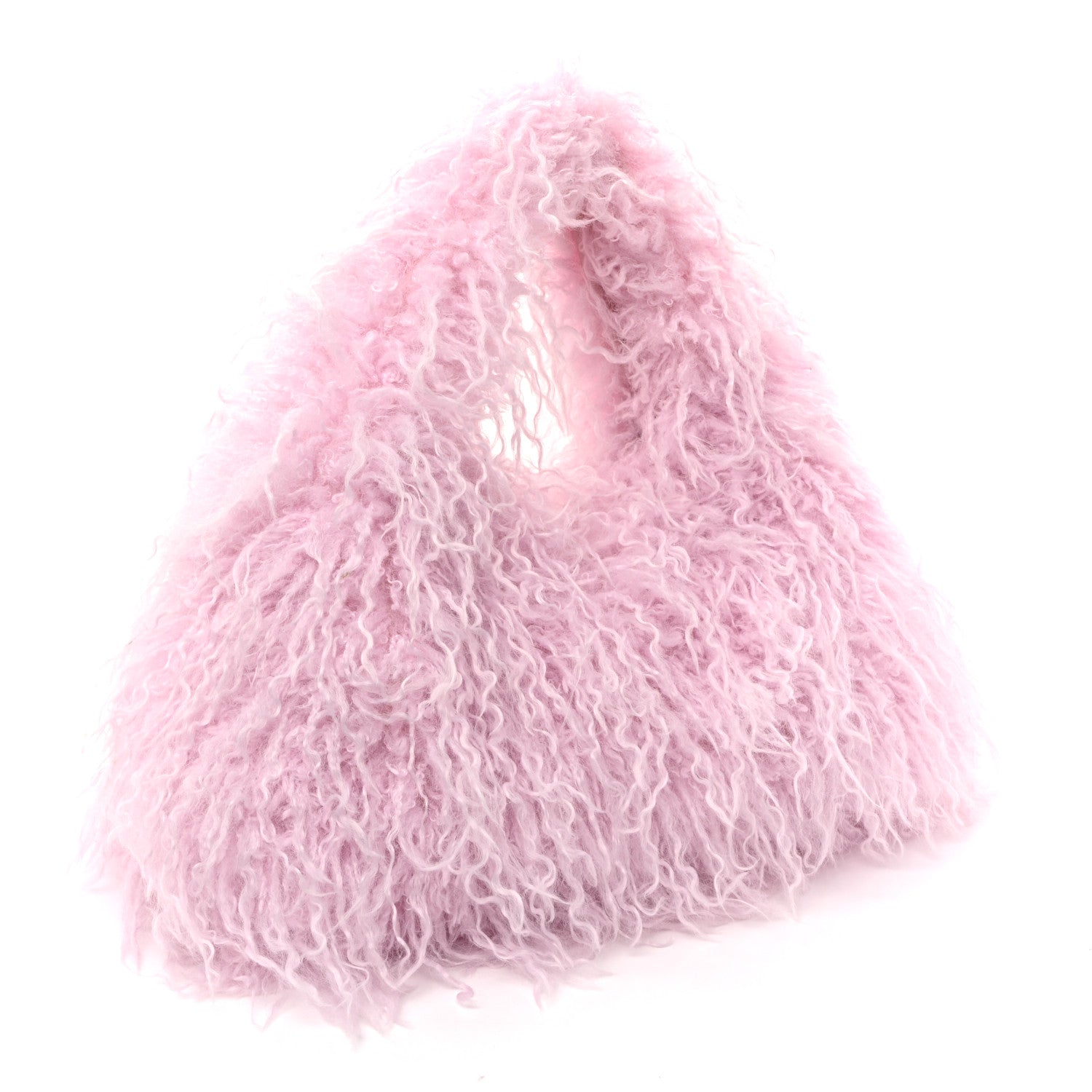 Gucci Faux Fur Softbit Shoulder Bag Pink 4 of 11