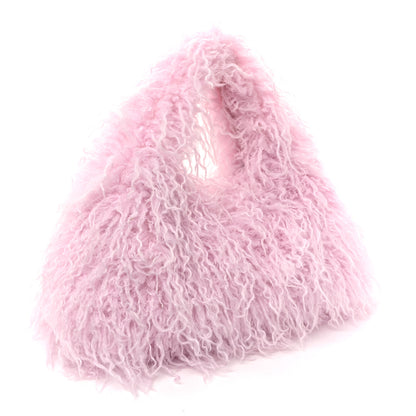 Gucci Faux Fur Softbit Shoulder Bag Pink 4 of 11