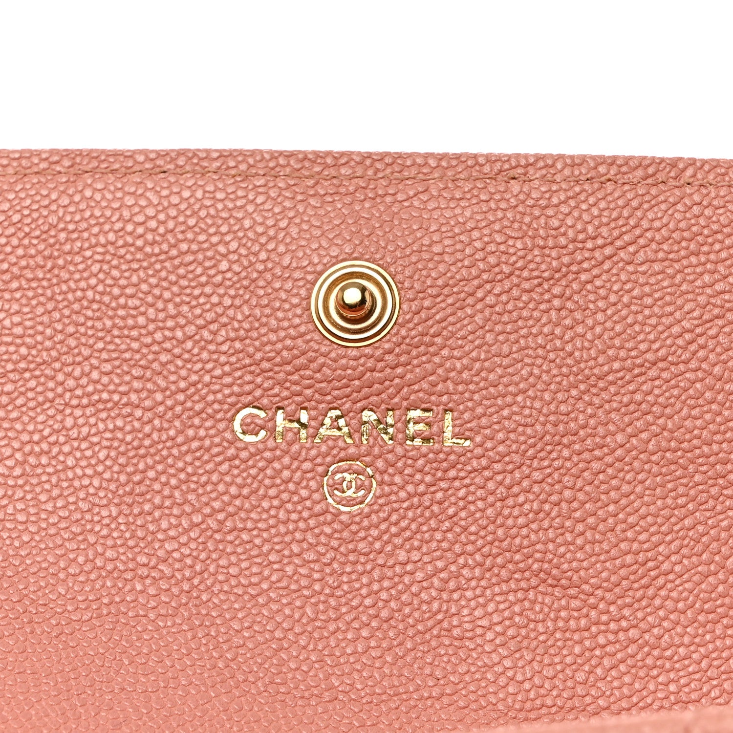 Chanel Caviar Quilted Large Boy Gusset Flap Wallet Rose Claire 5 of 8