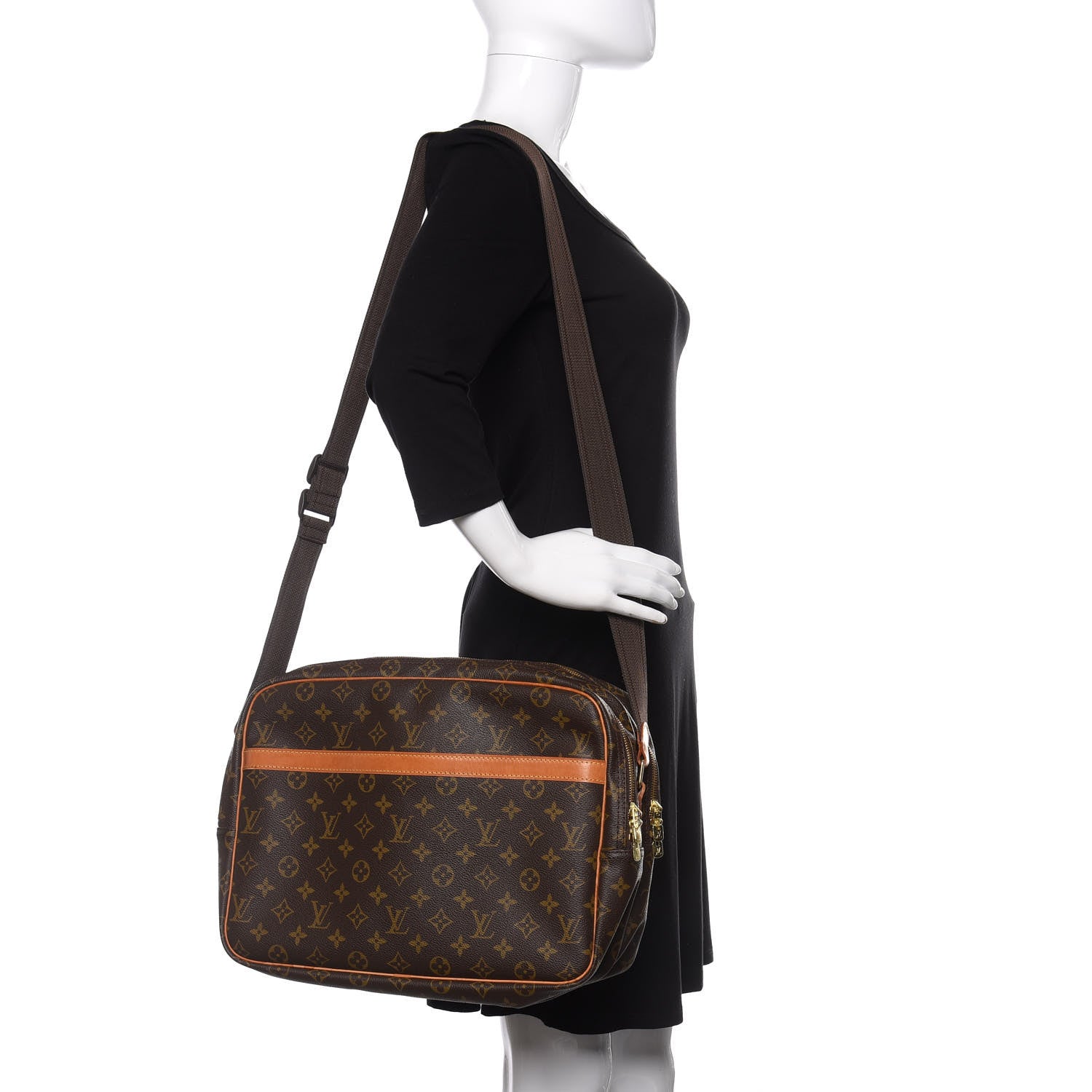 Louis Vuitton Monogram Reporter GM 2 of 10