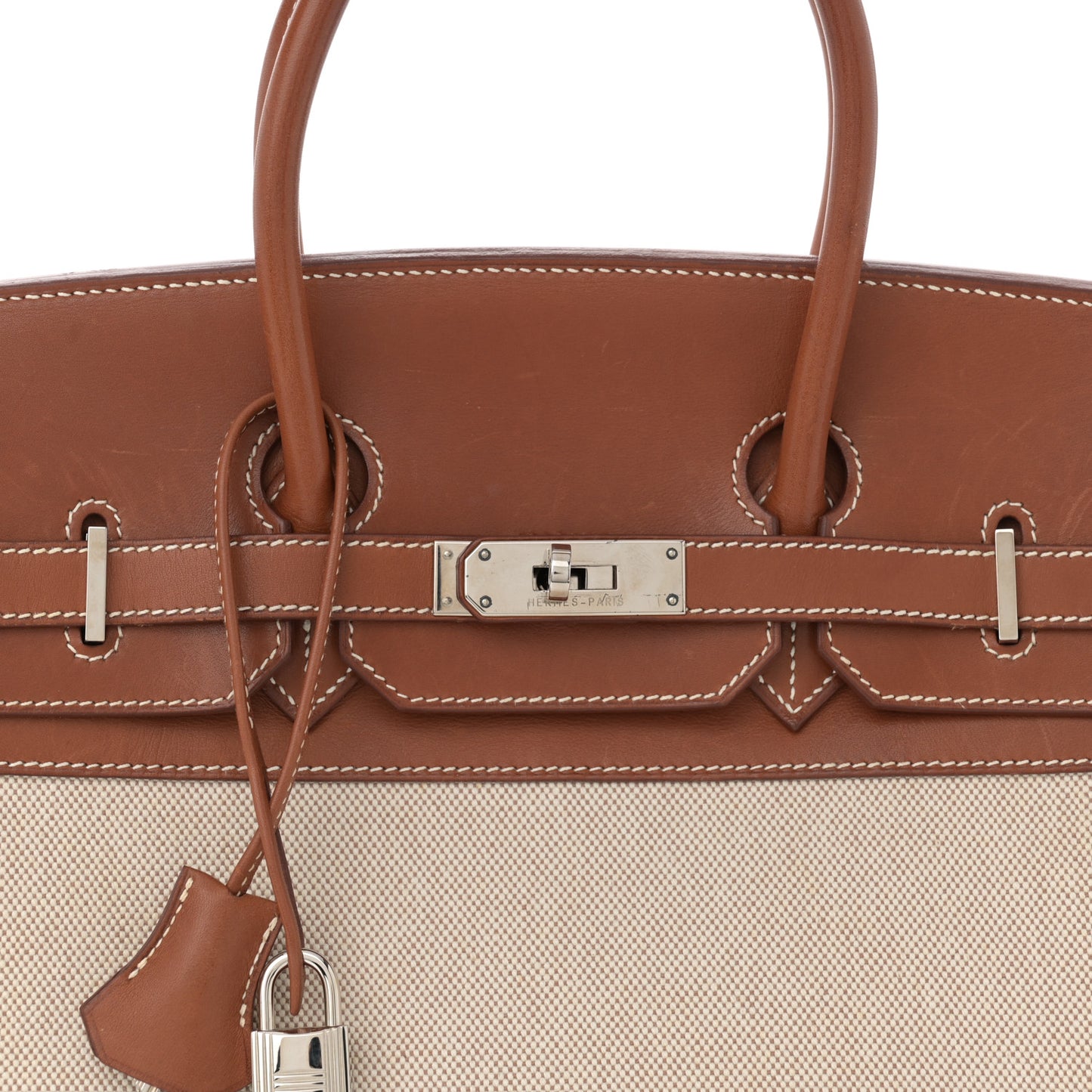 Toile Barenia Birkin 35 Fauve