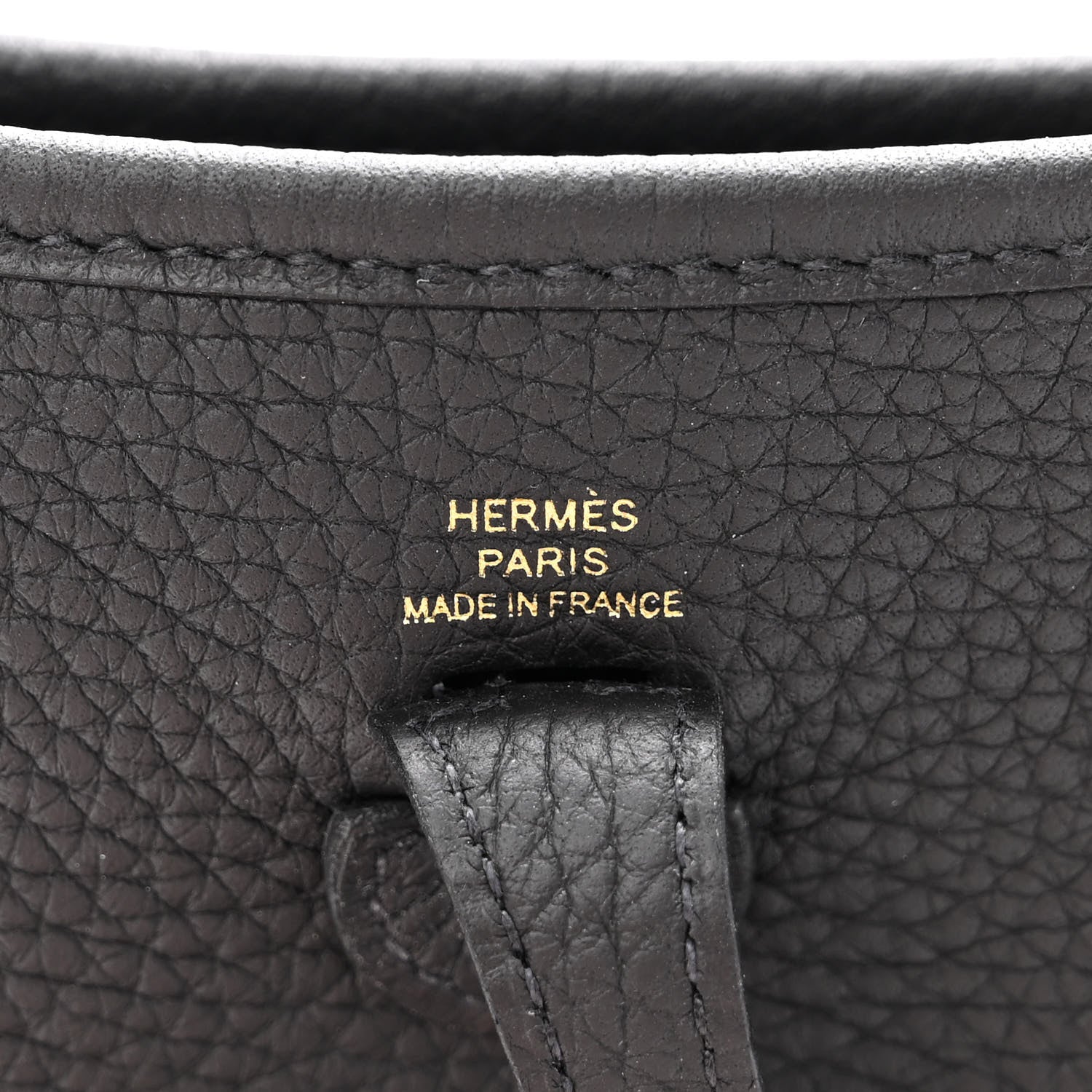 Hermes Taurillon Clemence Evelyne TPM Black 6 of 11