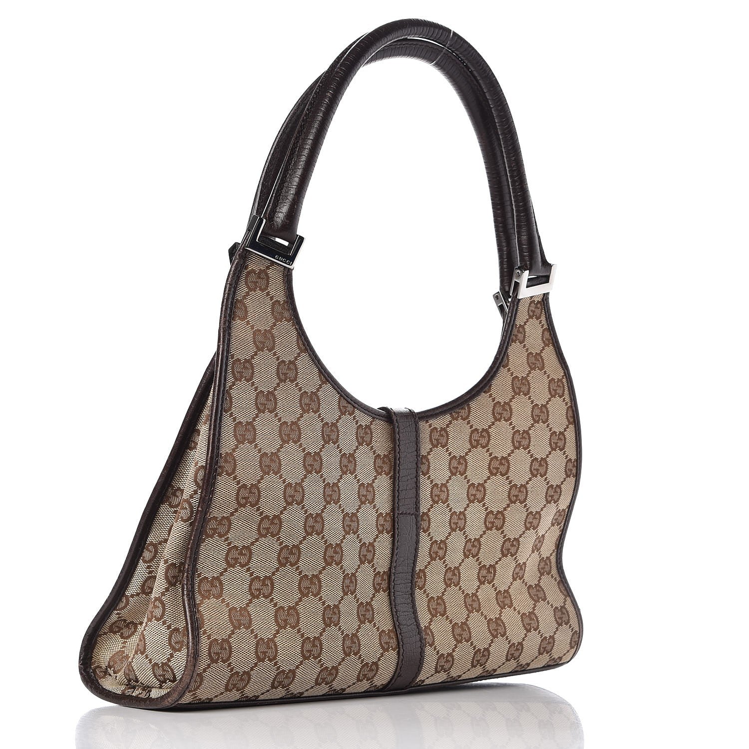 Gucci Monogram Small Bardot Brown 3 of 15