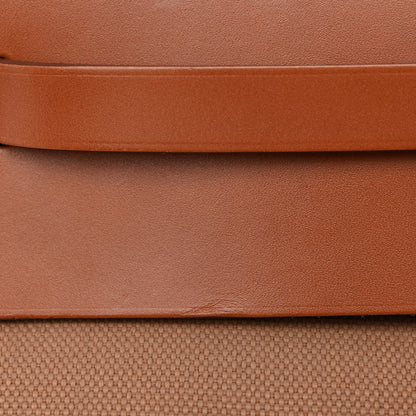 Hermes Military Toile Vache Hunter Herbag Cabine Zip 50 Chai Fauve 13 of 14