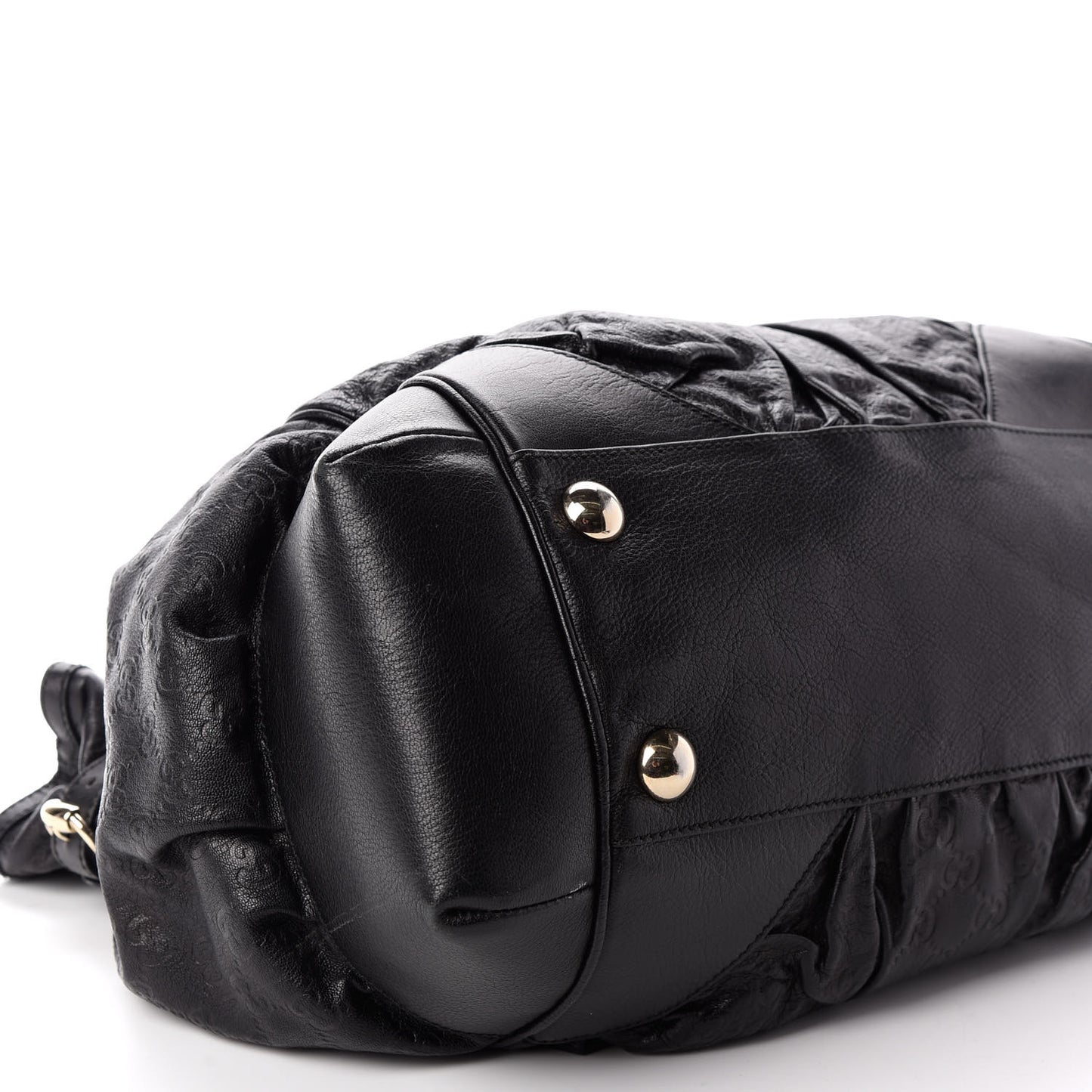 Guccissima Full Moon Tote Black