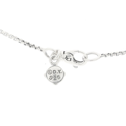 David Yurman Sterling Silver Diamond 8mm Petite Infinity Pendant Necklace 4 of 5