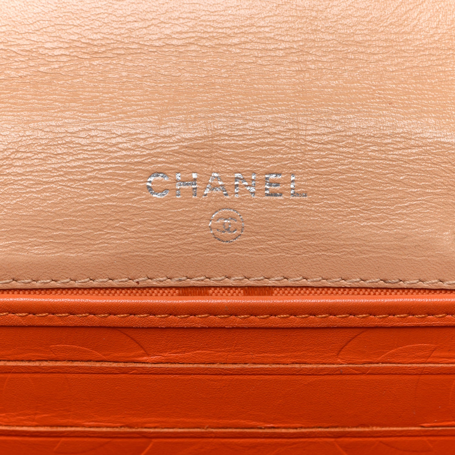 Chanel Calfskin Quilted Cambon Flap Wallet Beige 6 of 14