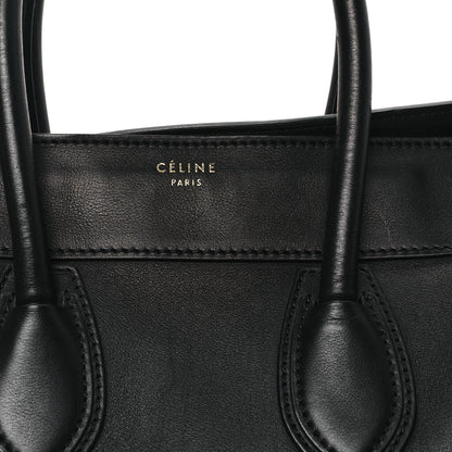 Celine Smooth Calfskin Mini Luggage Black 7 of 9