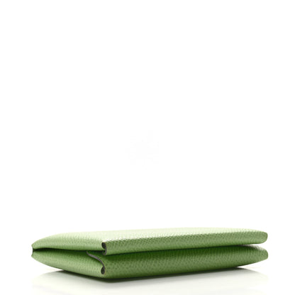 Hermes Epsom Calvi Duo Card Case Vert Yucca 4 of 11