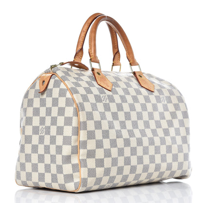 Louis Vuitton Damier Azur Speedy 30 3 of 19
