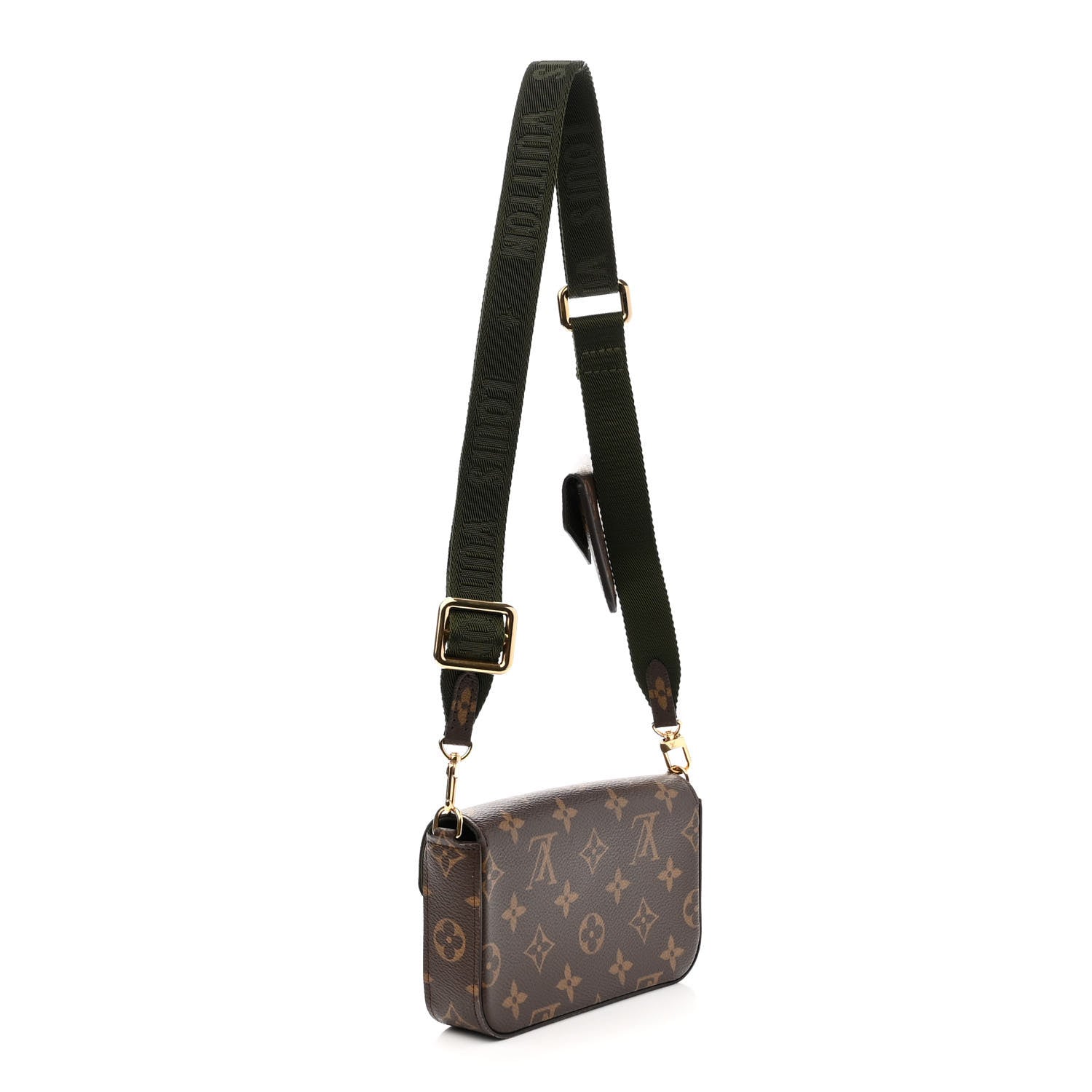 Louis Vuitton Monogram Felicie Strap & Go Kaki 3 of 10