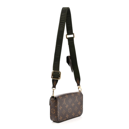 Louis Vuitton Monogram Felicie Strap & Go Kaki 3 of 10