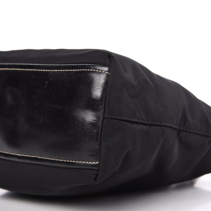 Prada Tessuto Nylon Soft Calf Tote Black 7 of 9