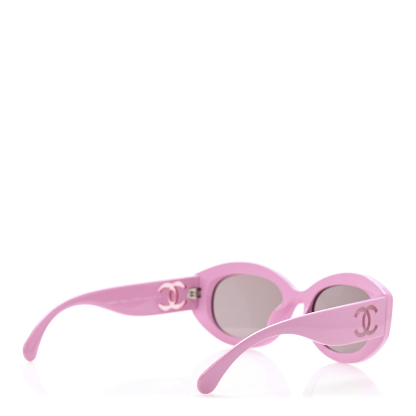 Acetate Nyon Oval CC Sunglasses 5528-A Pink