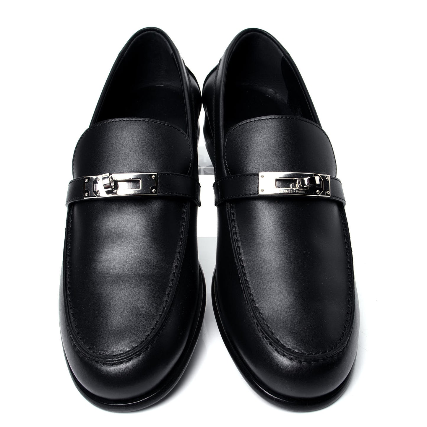 Calfskin Womens Destin Loafer 38 Black