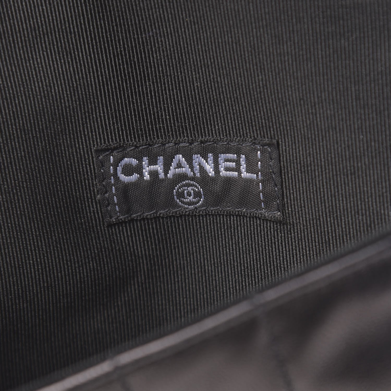 Chanel Lambskin Quilted Chocolate Bar Chain Belt Bag Clutch Black 6 of 13