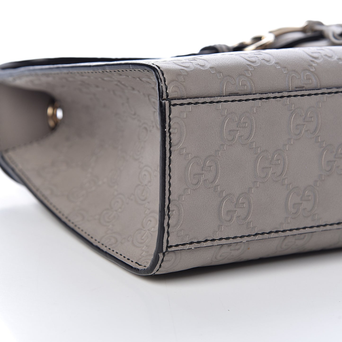 Soft Guccissima Medium Emily Chain Shoulder Bag Storm Grey